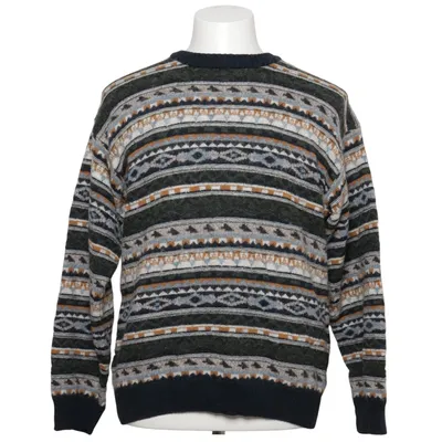 Pull-over (Bleu, Vert, Multicolore) de Canda Acrylique, Laine