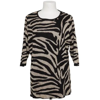 Pull-over (Noir, Beige) de Alessa W Collection Acrylique, Polyester, Viscose