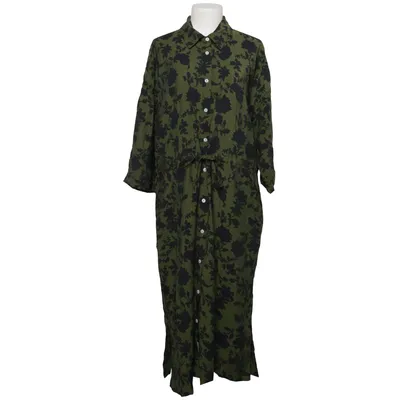 Shirt dress (Green, Black) from Hema Polyamide, Viscose