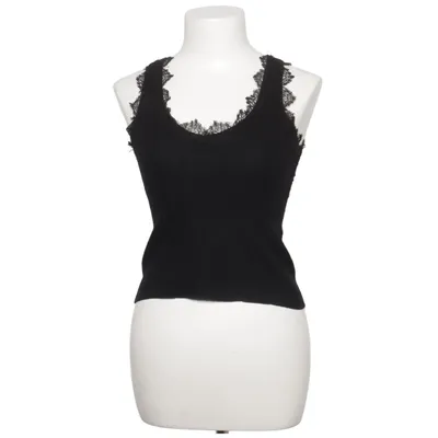 Crop top (Zwart) van Georges Rech Polyamide, Zijde, Viscose, Wol