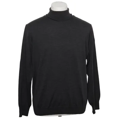 Rollkragenpullover (Grau) von Faconnable Merinowolle
