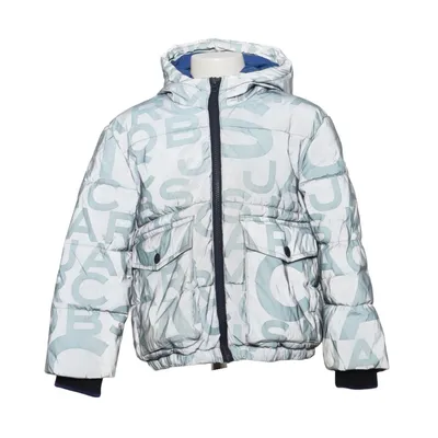 Winter jacket (Gray, Blue) from Marc Jacobs Elastane, Polyester