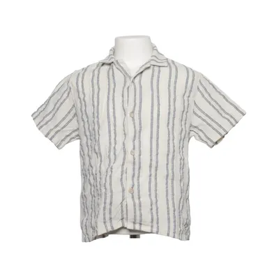 Korte mouwen shirt (Blauw, Wit) van Zara Katoen, Polyester