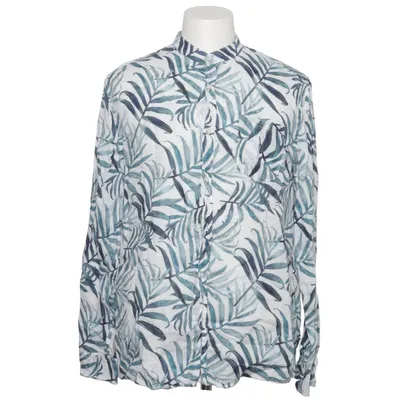Shirt (White, Blue) from 40 Weft Linen