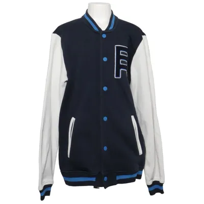 Varsity jacket (Blue, White, Multicolored) from Blue Ridge Cotton, Recycled polyester