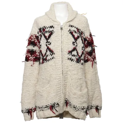 Strickjacke (Weiß, Mehrfarbig) von Isabel Marant pour H&M Wolle