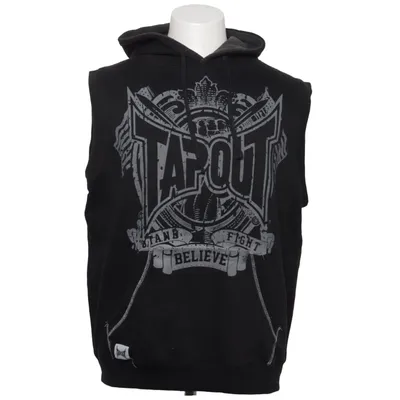 Kortärmad huvtröja (Svart) från Tapout