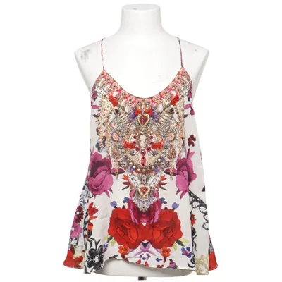 Tanktop  (Hvid, Flerfarvet) fra Camilla Silke