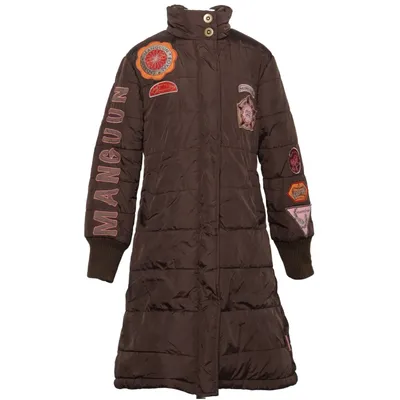 Winter coat (Brown, Multicolored) from Manguun Polyamide, Polyester