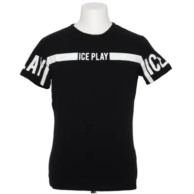 T-shirt (Noir, Blanc) de Iceberg Coton, Élasthane