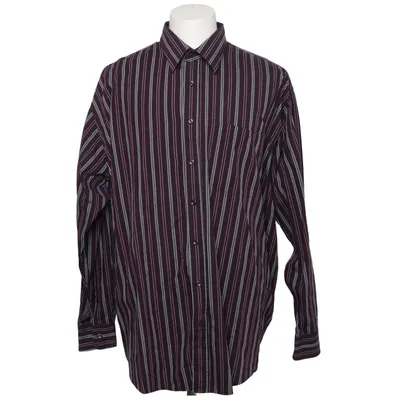 Hemd (Lila, Weiß, Schwarz) von Basic Line Baumwolle, Polyester