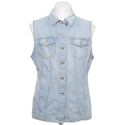 Gilet en jean (Bleu) de Jinglers Coton