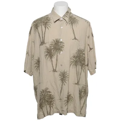 Kurzarmhemd (Beige, Grün) von Tori Richard Seide