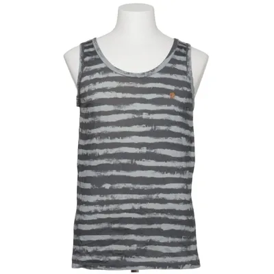 Tank Top (Gray, White) from McQ by Alexander McQueen Cotton