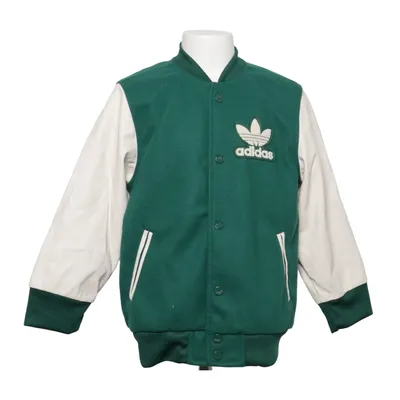 Collegejakke (Grøn, Beige) fra Adidas Originals Polyurethan, Genanvendt polyester