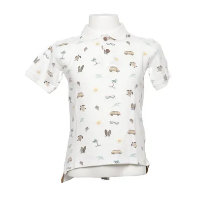 Poloshirt (Wit, Meerkleurig) van Dopo Dopo Boys Katoen