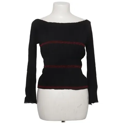 Top (Black, Red) from Jefferson Elastane, Viscose