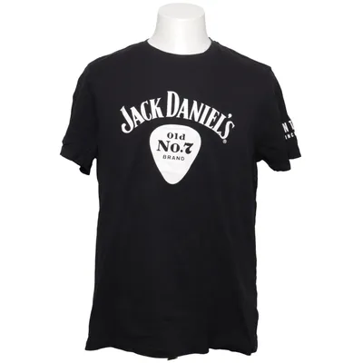 T-shirt (Zwart) van Jack Daniels Katoen