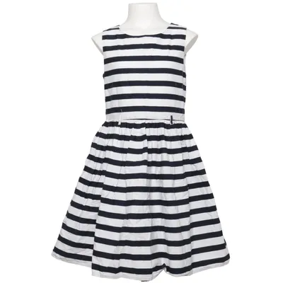 Robe (Bleu, Blanc) de YD Coton, Polyester