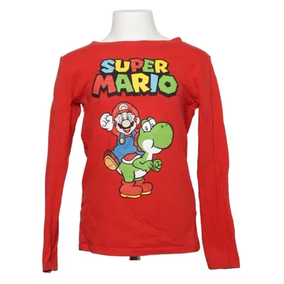 T-shirt à manches longues (Rouge, Multicolore) de Nintendo Coton