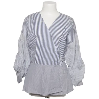 Blouse portefeuille (Bleu, Blanc) de InWear Atelier Coton