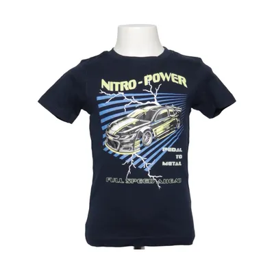 T-shirt (Blå, Flerfärgad) från Infinity Kids Bomull