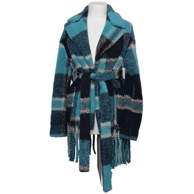 Coat (Blue, Black, Beige) from Fracomina Polyester, Wool