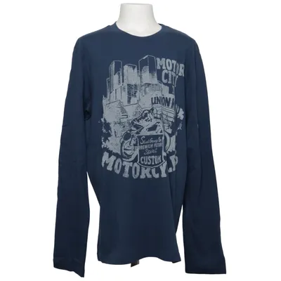 Long sleeve T-shirt (Blue) from Benetton Cotton