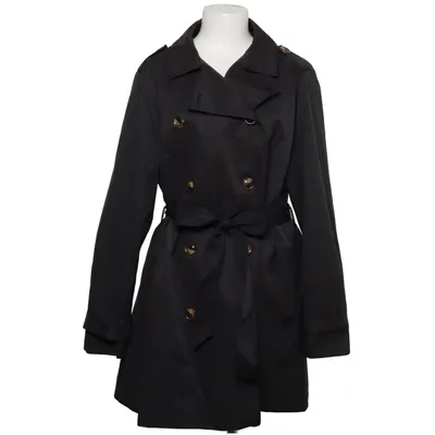 Trenchcoat (Sort) fra Janina Bomuld, Polyester