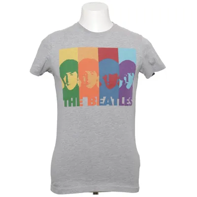 T-shirt (Gris, Multicolore) de The Beatles Coton, Polyester
