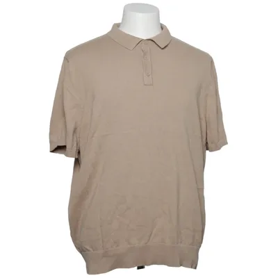 Polo shirt (Beige) from Simon Carter Cotton, Polyamide