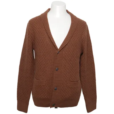 Cardigan (Marron) de Dan John Acrylique, Polyamide, Laine