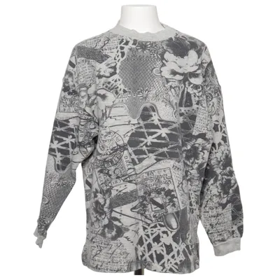 Sweatshirt (Grijs) van Sanetta Katoen