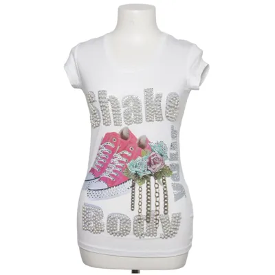 T-shirt (Blanc, Multicolore) de Northland Élasthane, Viscose