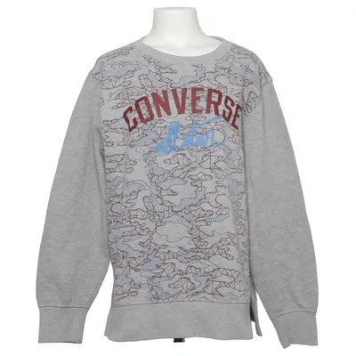 Sweatshirt (Gris, Multicolore) de Converse Coton, Polyester
