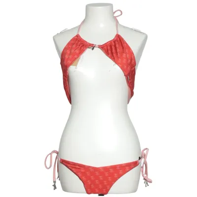 Bikini (Rot, Pink) von Калинка by Diana Kaloev Elasthan, Polyamid