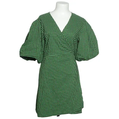 Slå-om-kjole (Grøn, Sort) fra Boii Bomuld, Elastan, Polyester