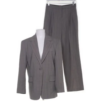 Kostym (Beige, Grå, Flerfärgad) från Hugo Elastan, Polyester, Ull, Viskos