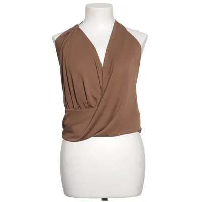 Halternecktopp (Brun) från Zara Elastan, Polyester