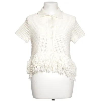 Cardigan (White) from Zara Cotton, Polyester