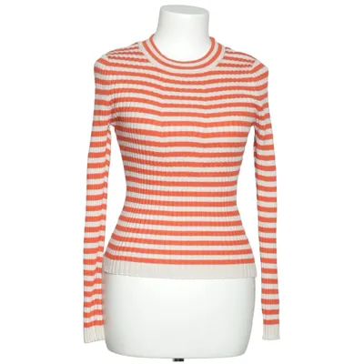 Sweater (Orange, White) from Pieces Polyamide, Polyester, Viscose