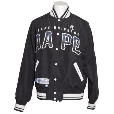 Collegejacka (Svart, Vit) från AAPE Now