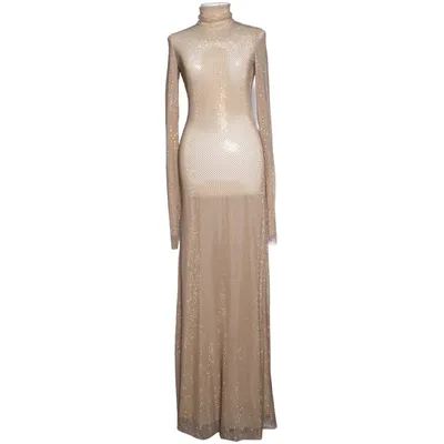 Robe longue (Beige) de LaQuan Smith
