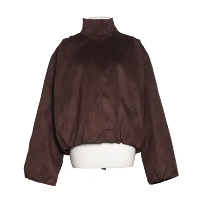 Jacka (Faux Suede Shoulder Detail Jacket) från NA-KD Elastan, Polyester