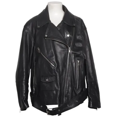 Bikerjacka (Svart) från H&M Skinn, Polyester