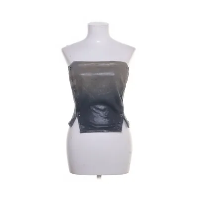 Tubetop (Rose Denim Coated Corset) fra Weekday Bomuld
