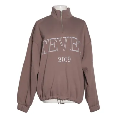 Fleecetrøje (Brun) fra Teveo Bomuld, Polyester