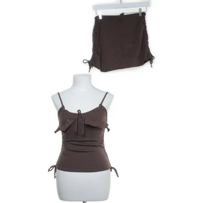 Set (Brown) from Djerf Avenue Viscose, Cotton, Elastane