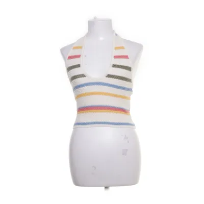 Halterneck top (Hvid, Flerfarvet) fra Zara Polyester