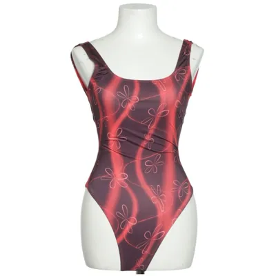 Baddräkt (Wide Neck Swimsuit) från NA-KD Elastan, Polyester
